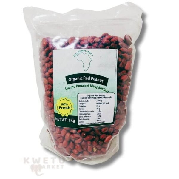 African organic red nut